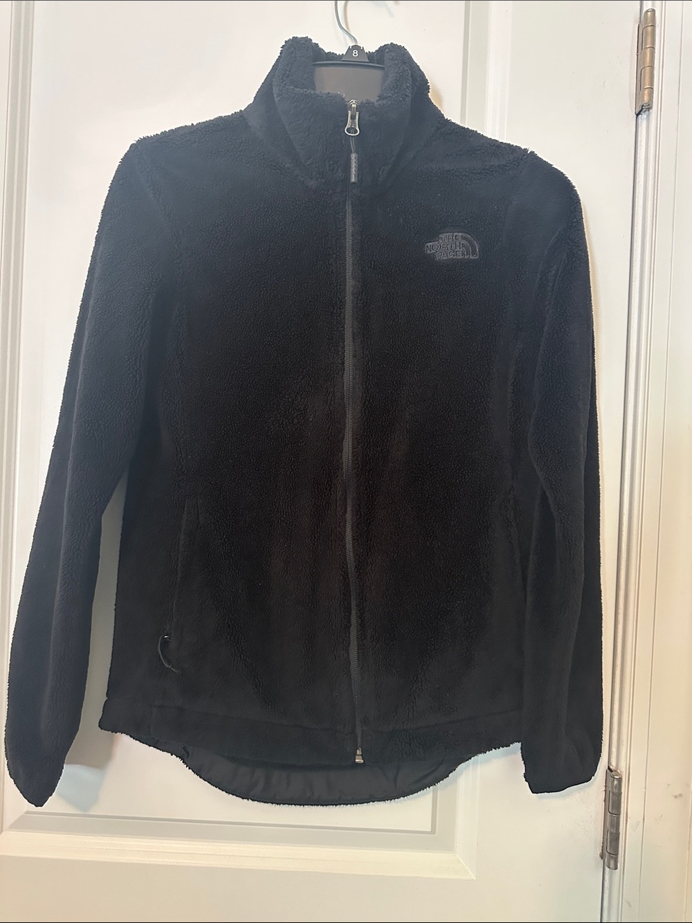 The North Face Women's Black Plush Full-Zip Fleece Jacket